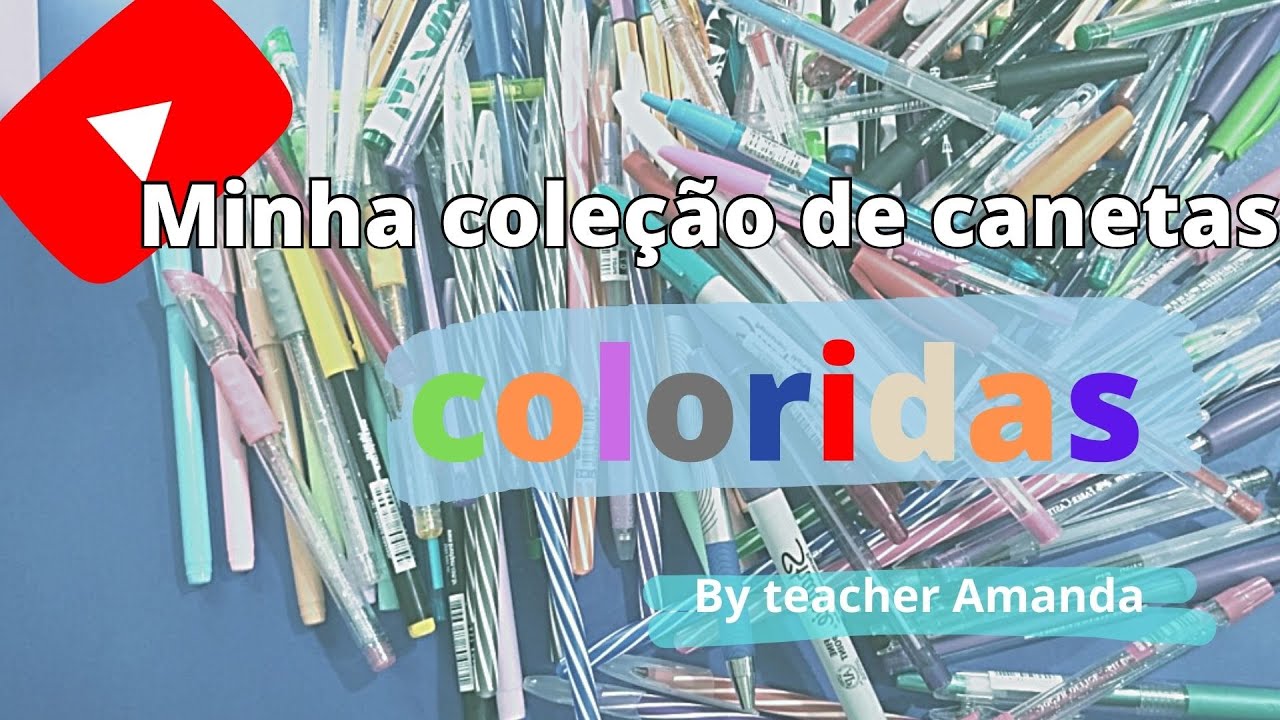 MINHA COLEÇÃO DE CANETAS COLORIDAS | QUAL É A MELHOR?