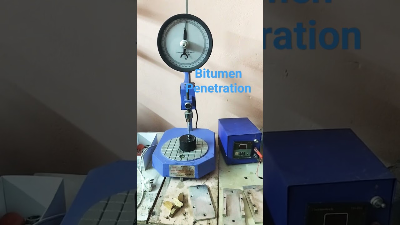 bitumen penetration setup