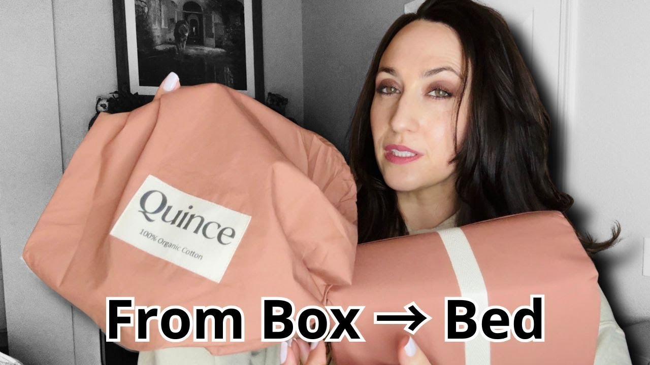 Quince King Size Percale Sheets Unboxing & Review | First Impressions + After Washing