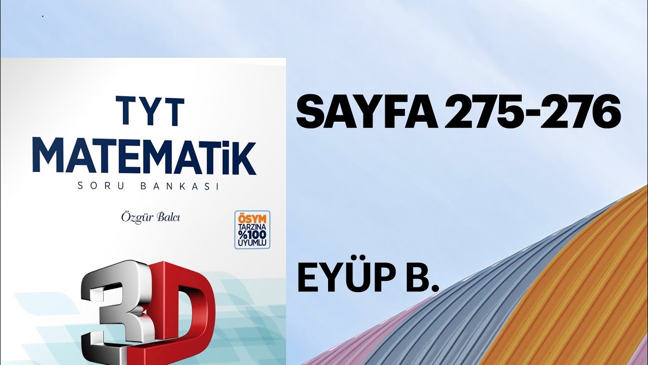 3D TYT MATEMATİK BÖLÜM -4 TEST -11(KOMBİNASYON)