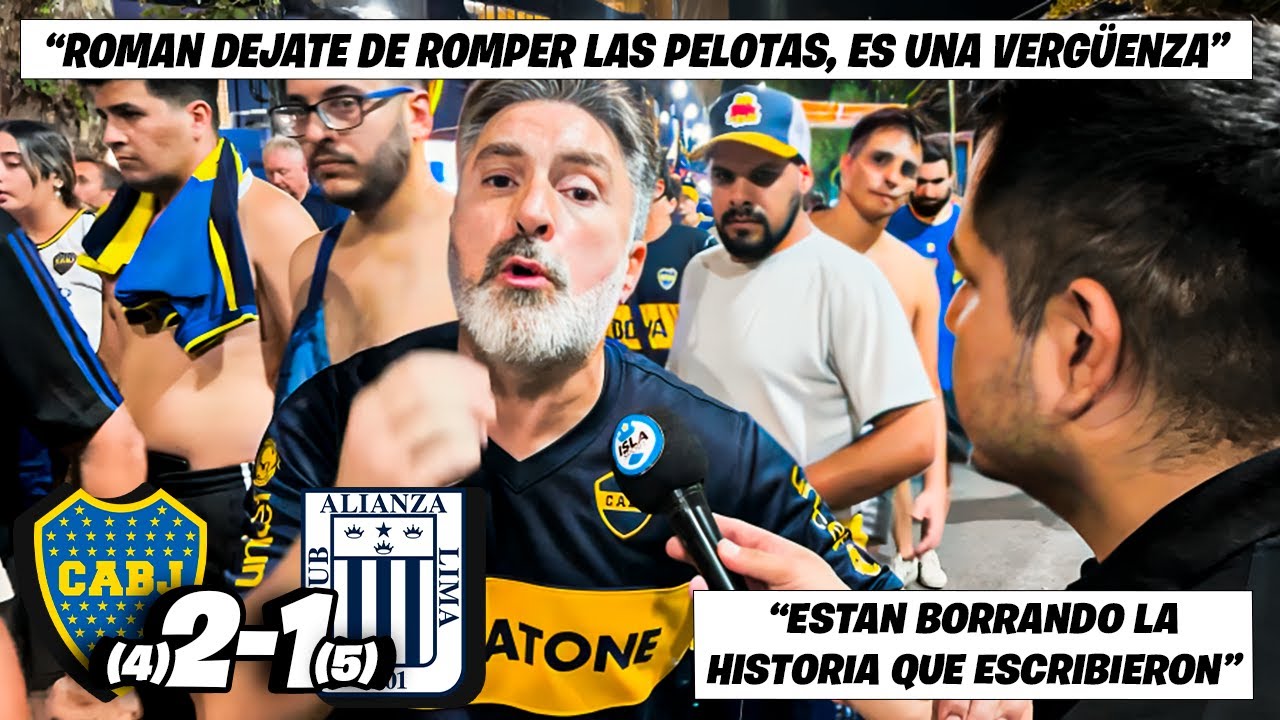 REACCIÓN CON HINCHAS🎙🇸🇪 - BOCA (4)2-1(5) ALIANZA LIMA - SEGUNDA FASE  - COPA LIBERTADORES🏆