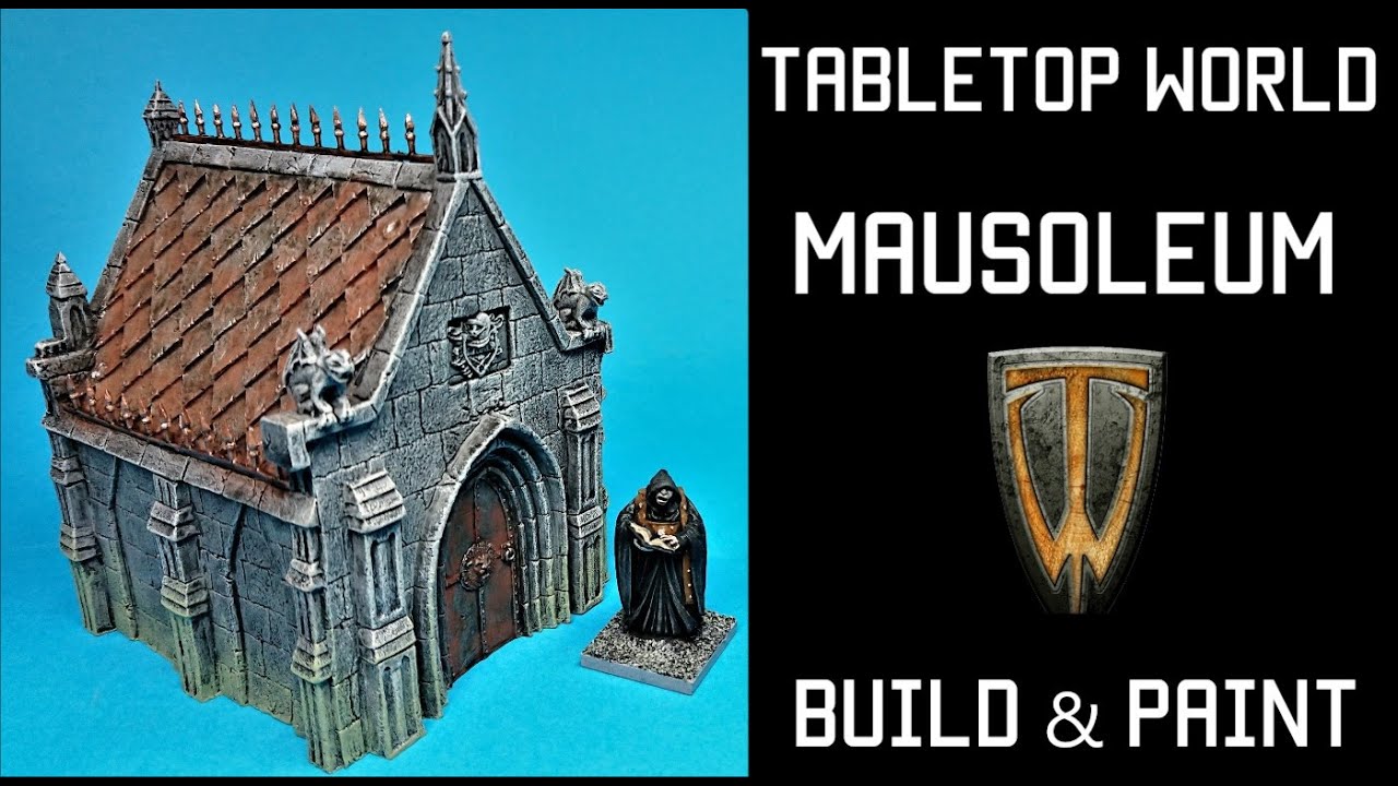 Tabletop World, Mausoleum, Build & Paint, D&D, DnD, Warhammer Fantasy.