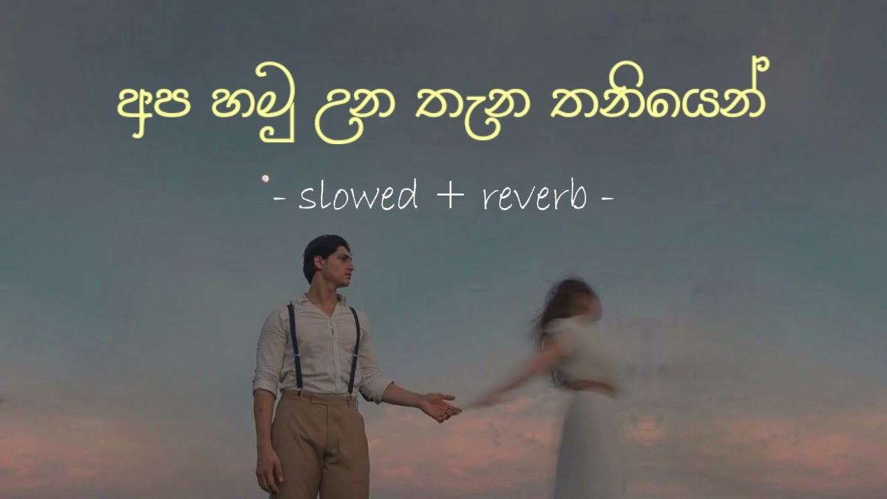 අප හමු උන තැන තනියෙන් | Apa Hamu Unu Thana  (Slowed Reverb)