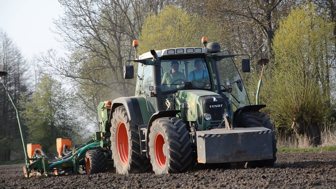 Wiosna 2015 || Siew kukurydzy || 4x Fendt Deutz Fahr