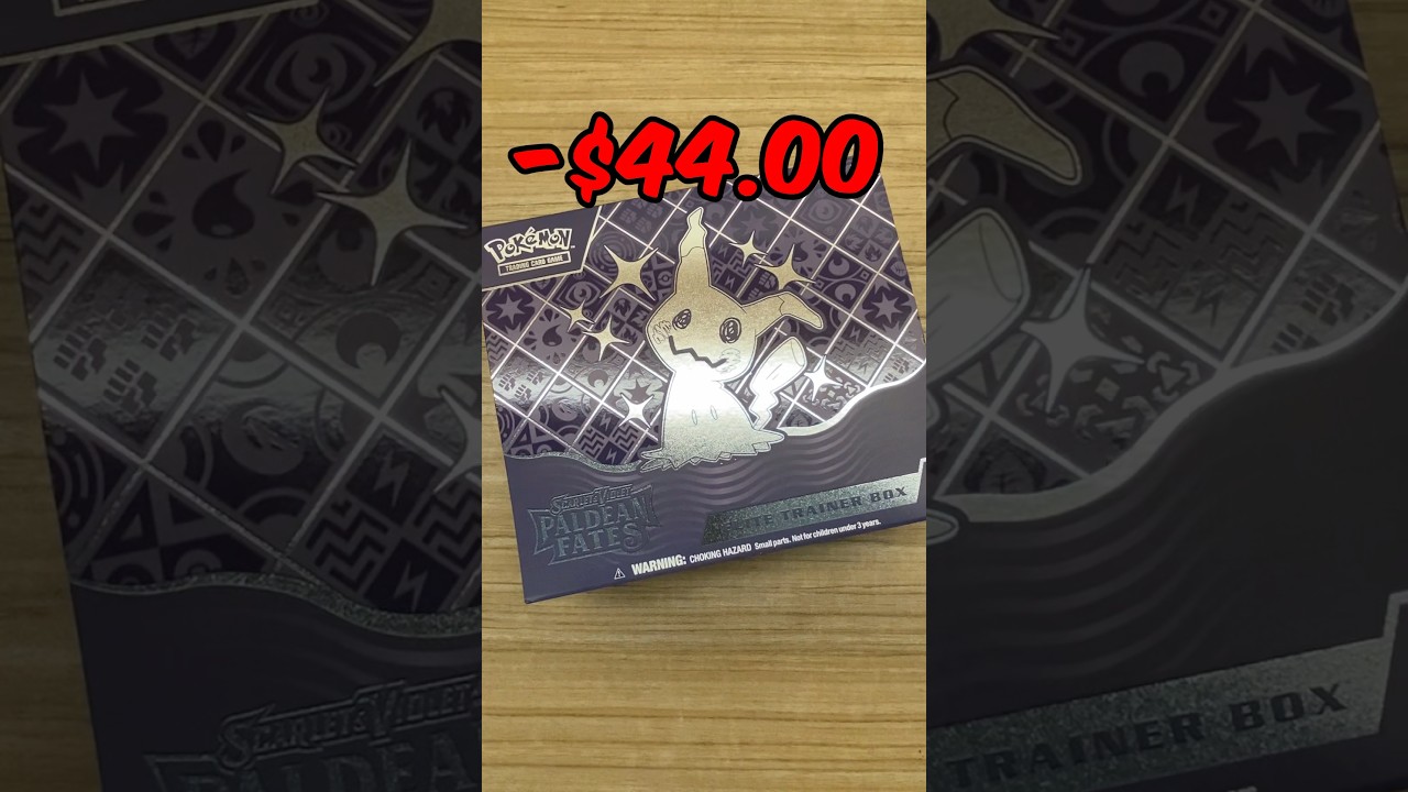 Paldean Fates ETB Opening 
