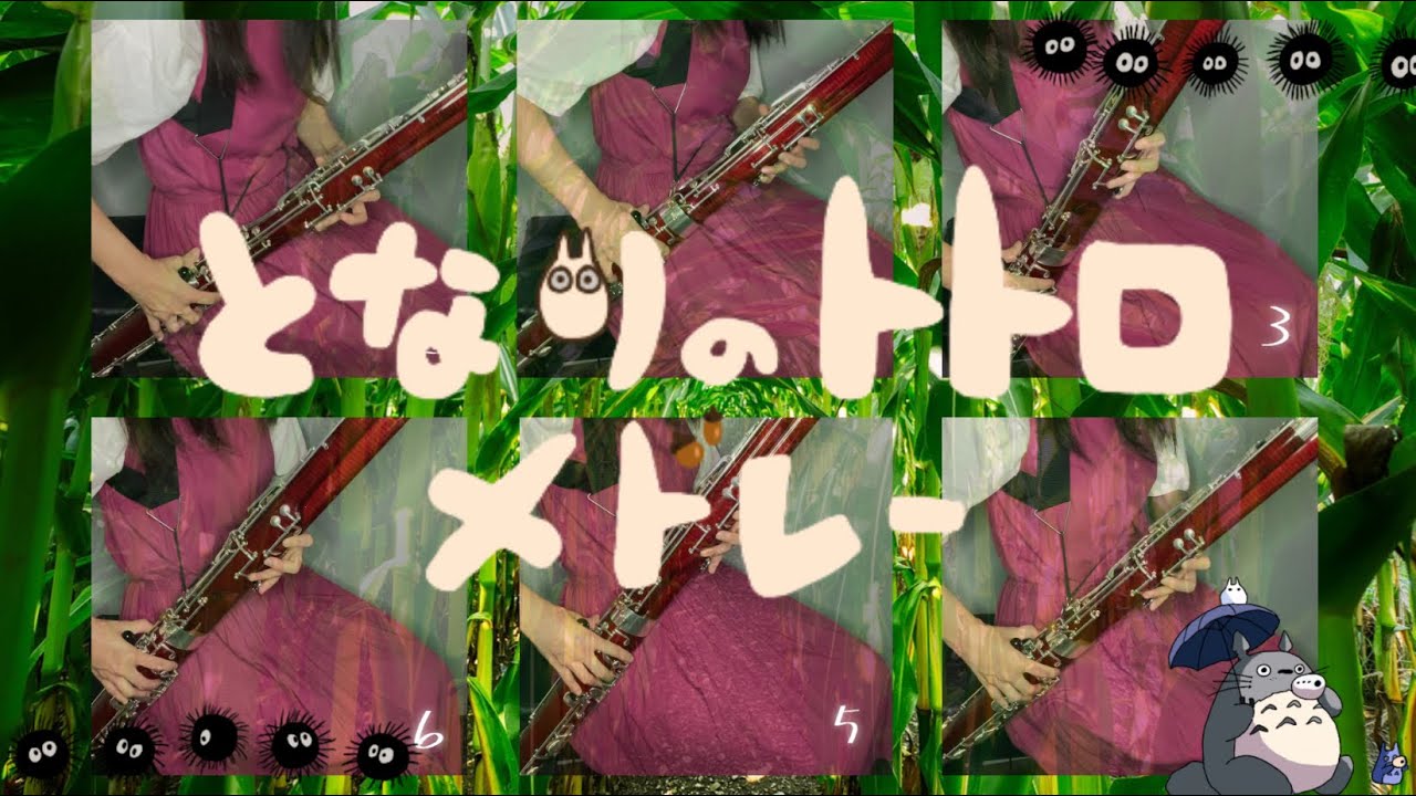 となりのトトロメドレー【fagotto/bassoon cover】My Neighbor Totoro