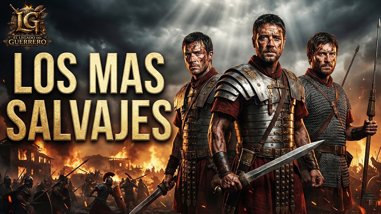LOS 10 GUERREROS más SALVAJES de la HISTORIA ANTIGUA