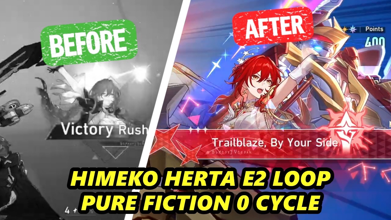 THE PEERLESS GEM IS SAVED Himeko E2S1 The Herta E2 0 Cycle Pure Fiction Starward | Honkai: Star Rail