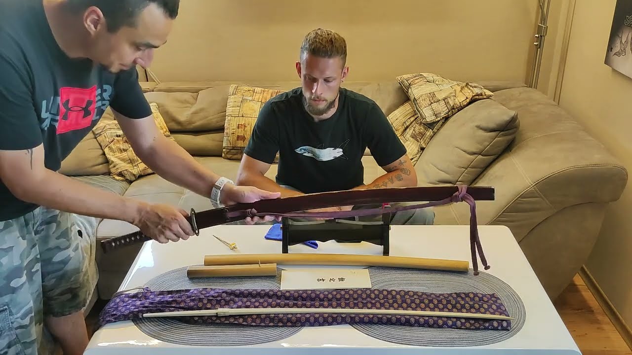 Antikes Samuraischwert  -  echtes traditionelles Tamahagane Nihonto  -  Fujiwara Jumyo Shinken!!