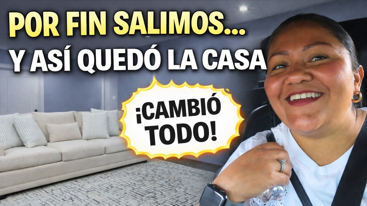 POR FIN SALIMOS! 🏡✨ ASÍ QUEDÓ NUESTRA CASA!