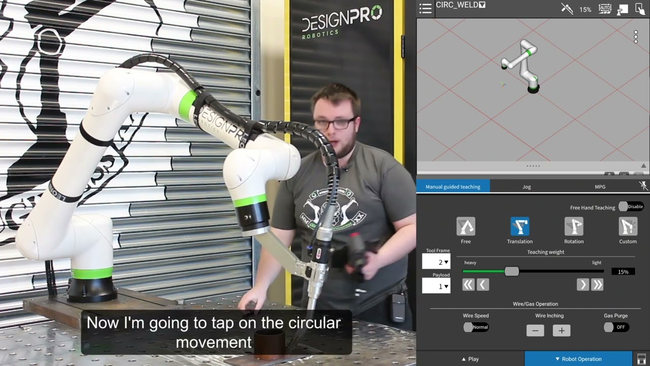 6. HOW TO PROGRAM A COBOT FOR A CIRCULAR WELD