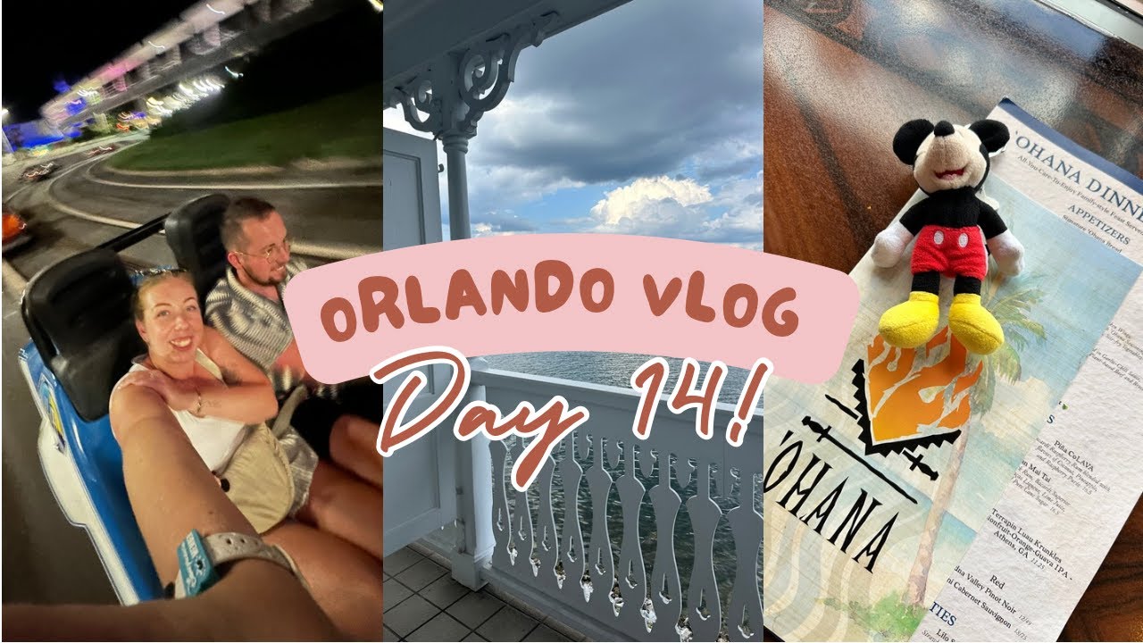 WALT DISNEY WORLD VLOG ✨ Day 14! Checking into the Grand Floridan | Ohana | Magic Kingdom at Night 🩷