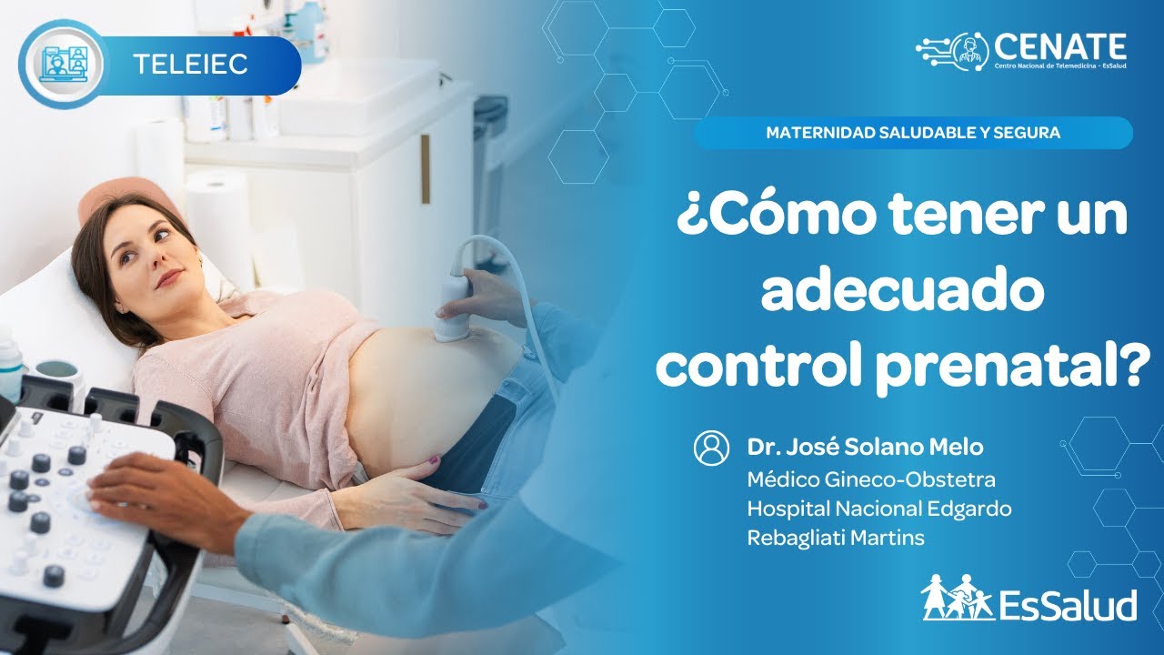 ¿Cómo tener un adecuado control prenatal?