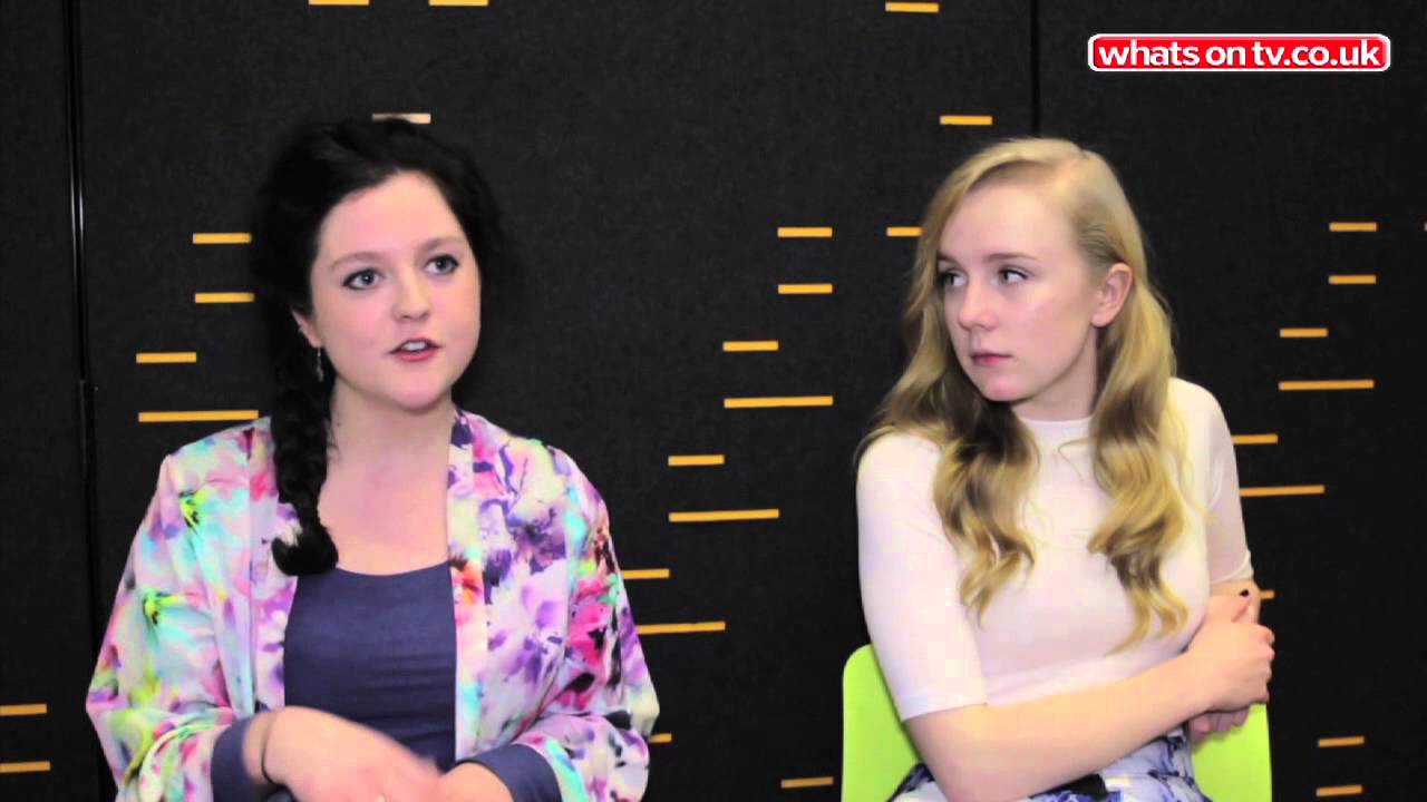 Helen Monks and Alexa Davies talk about Caitlin and Caz Moran