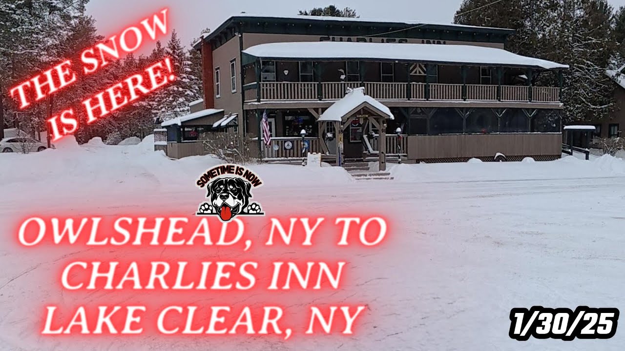 DAY 1 | Snowmobiling Owlshead NY to Charlie's Inn