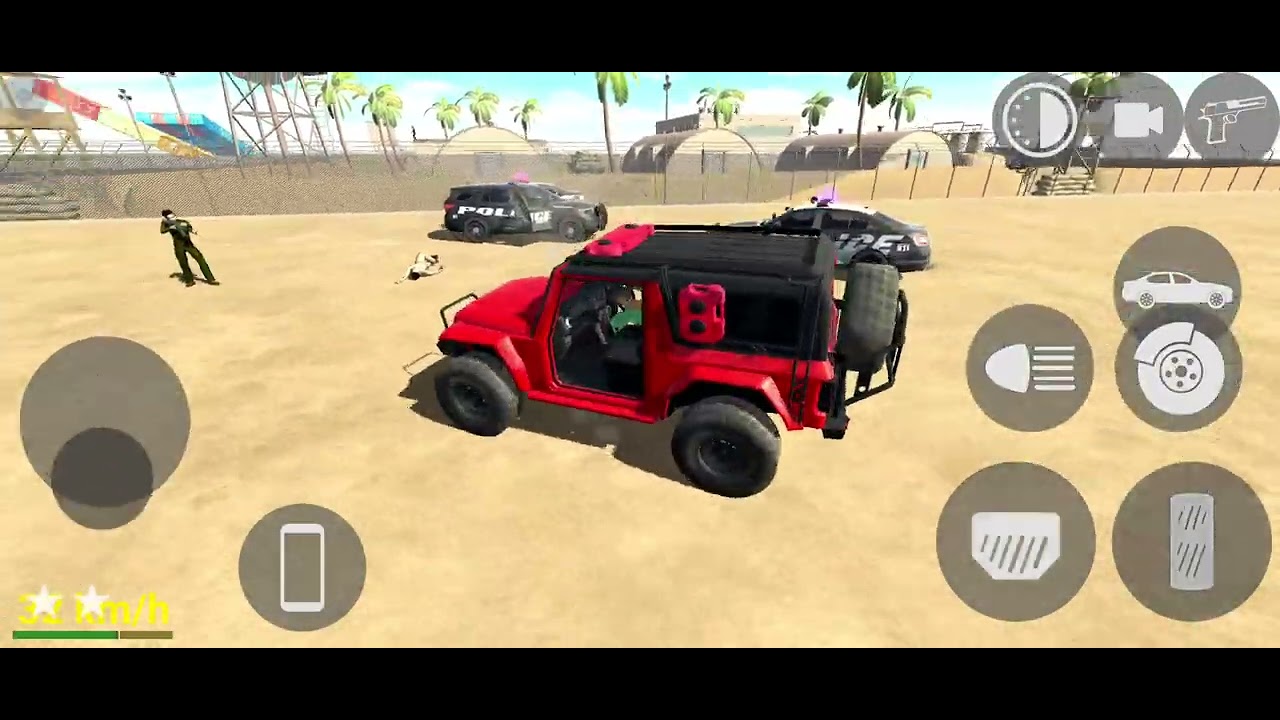 Modified Thar vs Police – Dangerous Chase! 😱Police Piche, Modified Thar Aage! Full Action Chase 🚔💨|