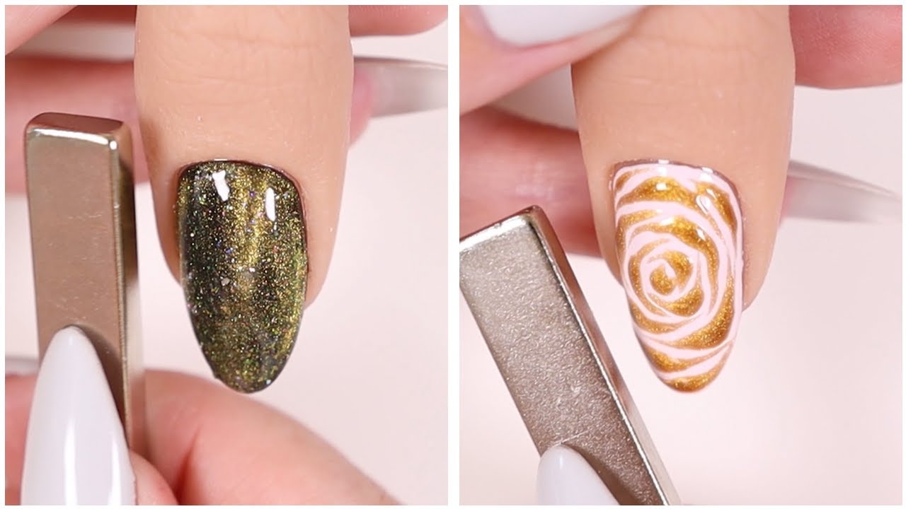 New Nail Art 2023 🧲 Fun Nail Designs Using Magnets!