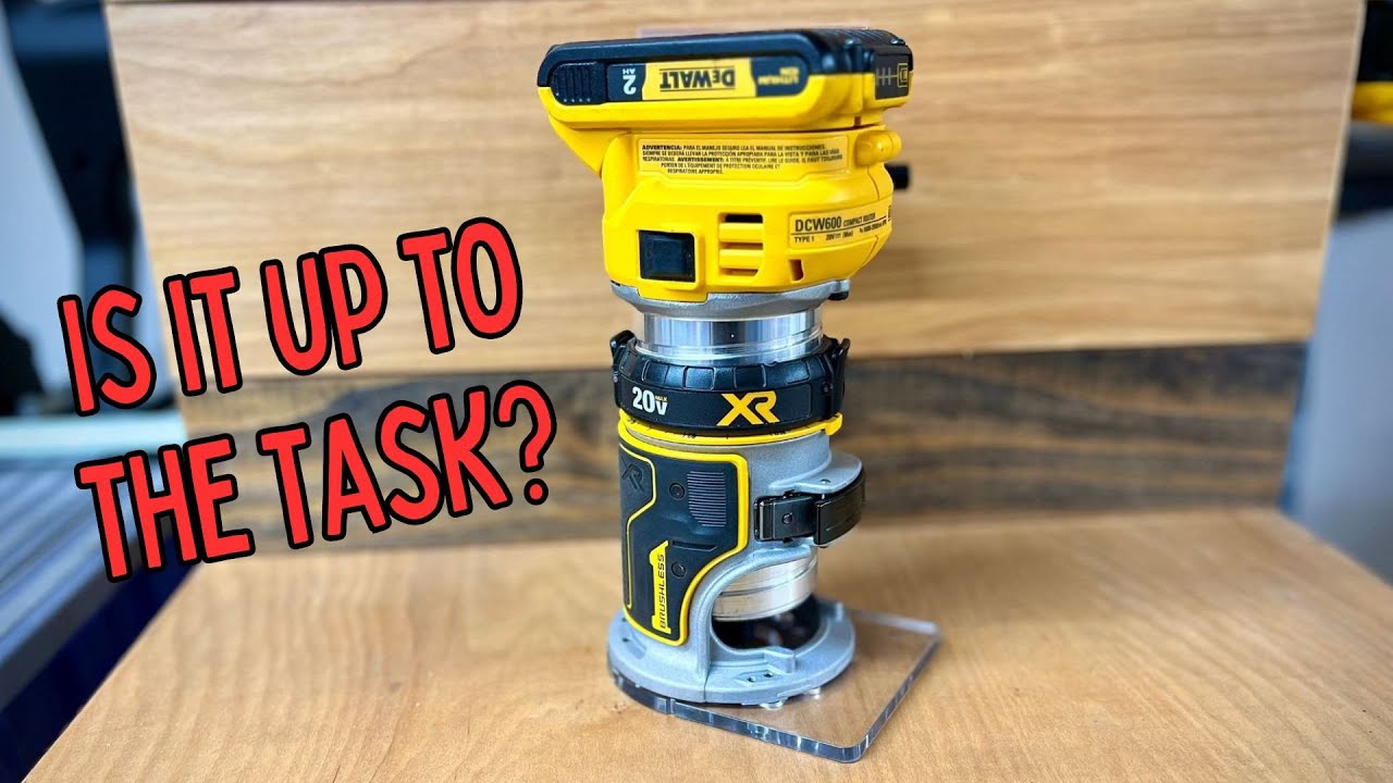 Dewalt 20V Max XR Router (DCW600B) Review | Perfect for DIY'ers or the Serious Enthusiast