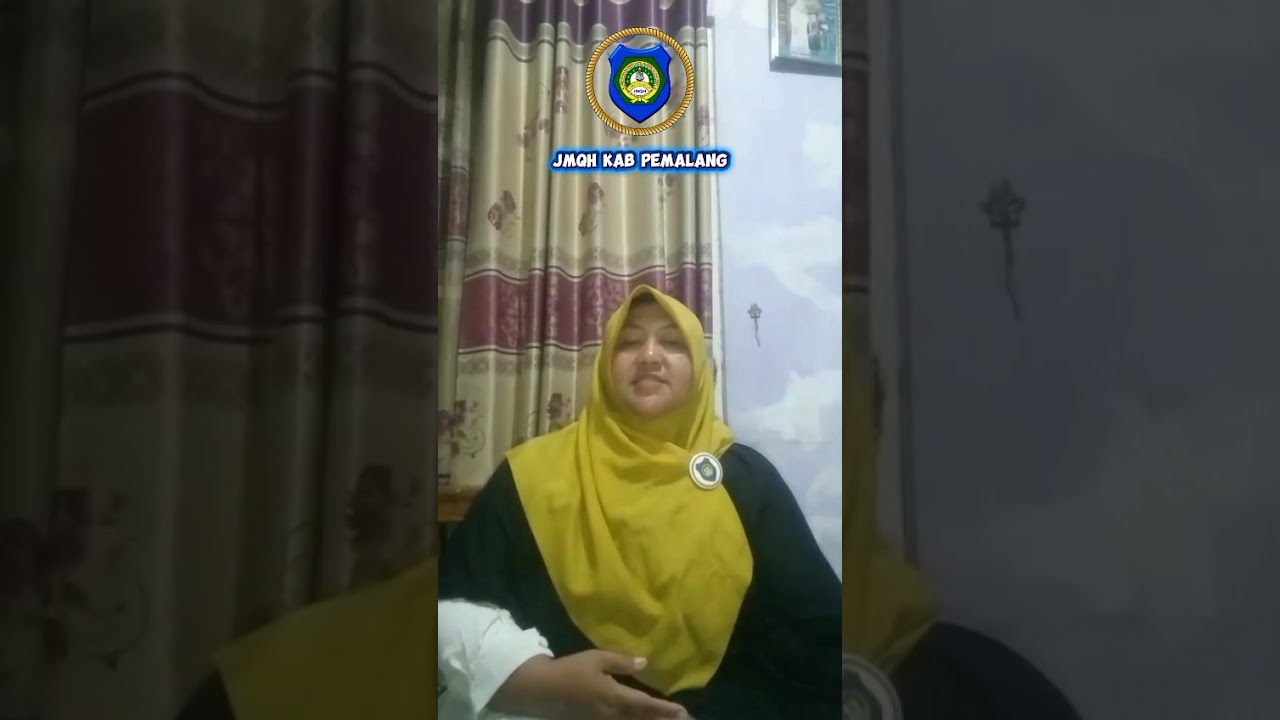 Kultum menjelang buka puasa oleh Nyai Ruwaidah Humas JMQH Kab. Pemalang