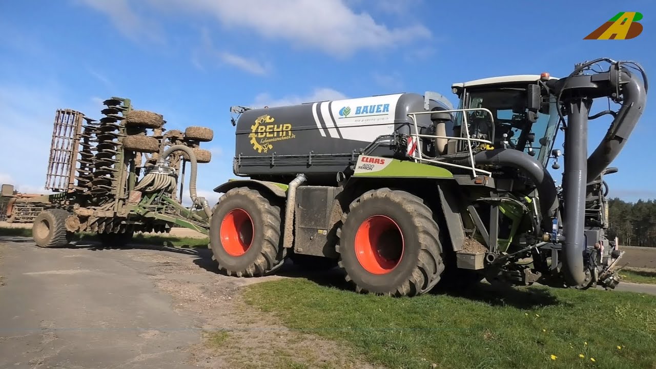 Gülle fahren 2022 ab 1. Feb. Lohnunternehmen Düngung Landwirtschaft Traktor Spreading Liquid Manure