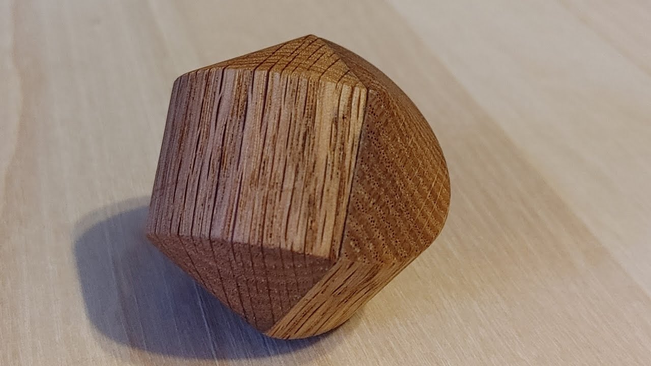 woodturning a hexagonal Streptohedron