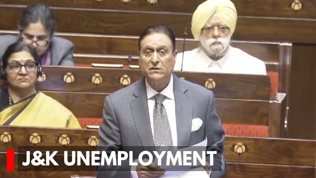 Ch Ramzan Raises J&K Unemployment Issue in Rajya Sabha