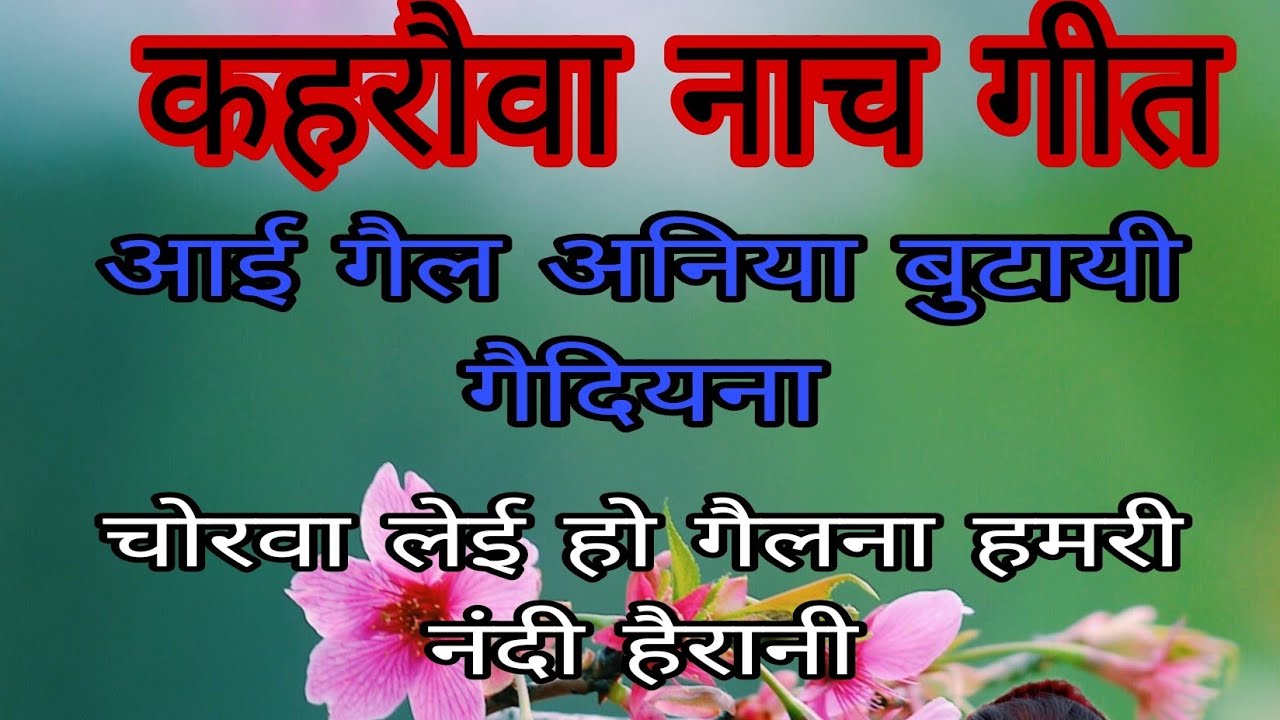 आई गैल अनिया बुटाई गैल दीयाना चोरिया होई हो गैल ना nitu Sharma 670 