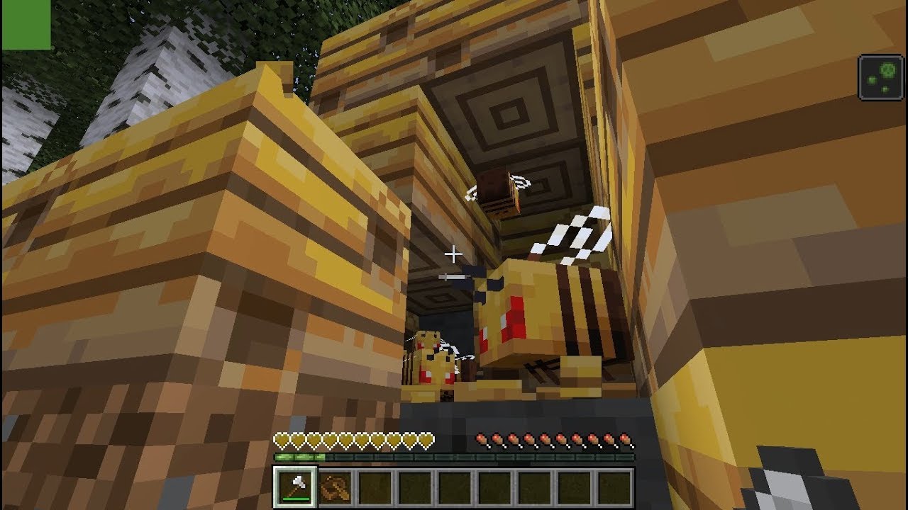 Minecraft Bee Nest Attack 1.15