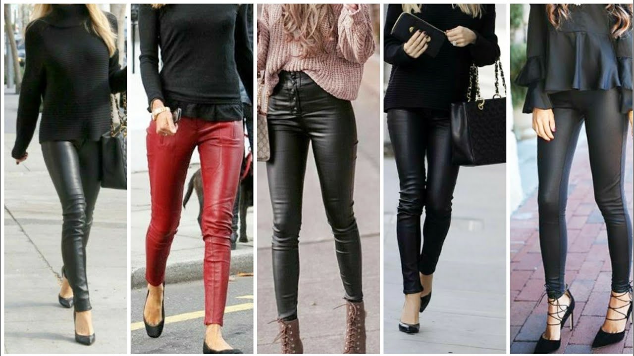 faux leather newton skinny jean/matte PU cooted leather look shiny pants/zoo leather leggings