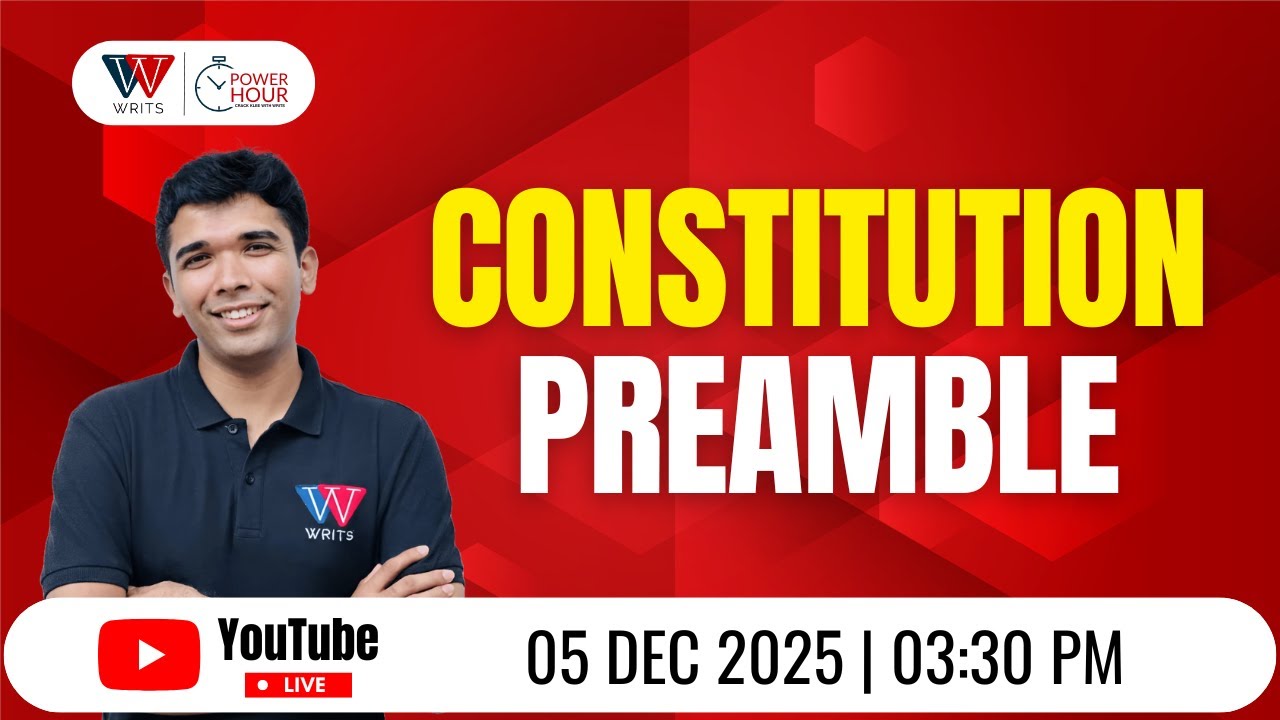 LEGAL APTITUDE - CONSTITUTION | WRITS | KLEE | CLAT| CUSAT 2026 | LIVE #01