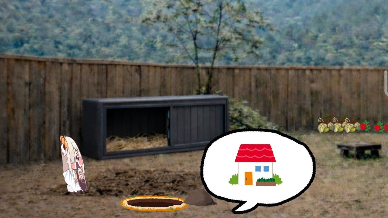 ｽﾋﾟｷと田舎のお庭#6 草抜きの報酬