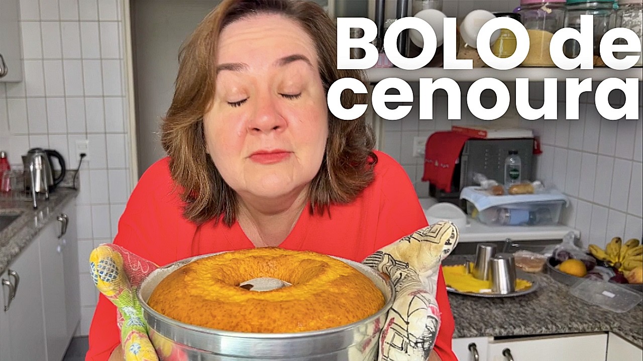 BOLO de CENOURA - Irresistível - Cheio de Segredinhos! (aprenda de uma vez)