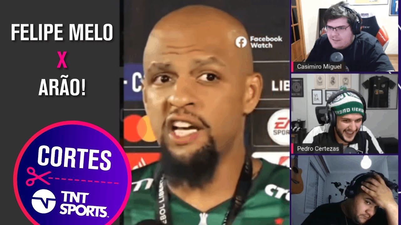 FELIPE MELO RESPONDE AR&Atilde;O! CASIMIRO, CERTEZAS E VICTOR LOPES COMENTAM! - CORTES TNT SPORTS