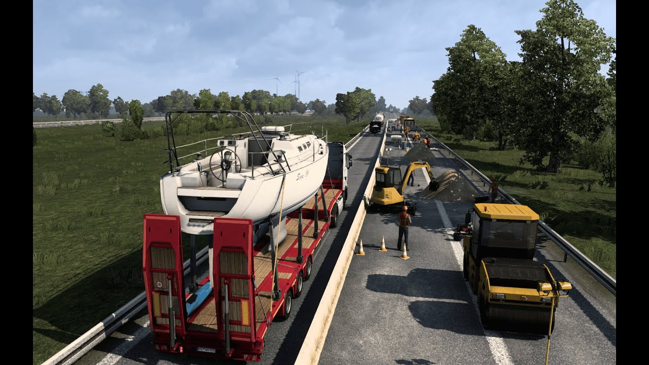 Yacht on the Road! 🛥️ Renault Truck Delivery with Rest Break | Euro Truck Simulator 2 | GG Overdrive
