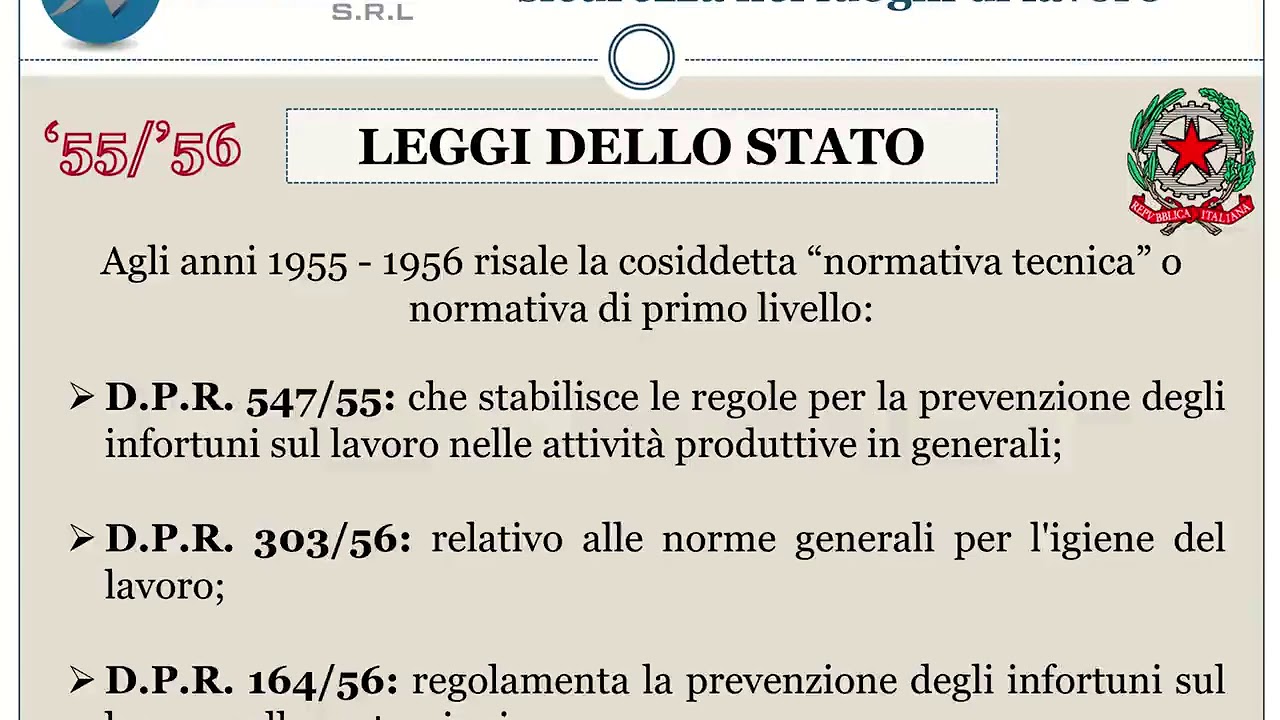 Corso Sicurezza Lavoratori- Parte Generale