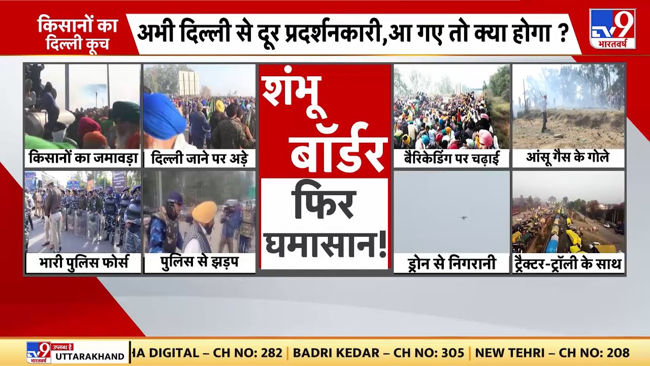 Farmers Protest News LIVE: Delhi Border पर जुटे हैं किसान, फिर मचा घमासान! | PM Modi | Breaking News