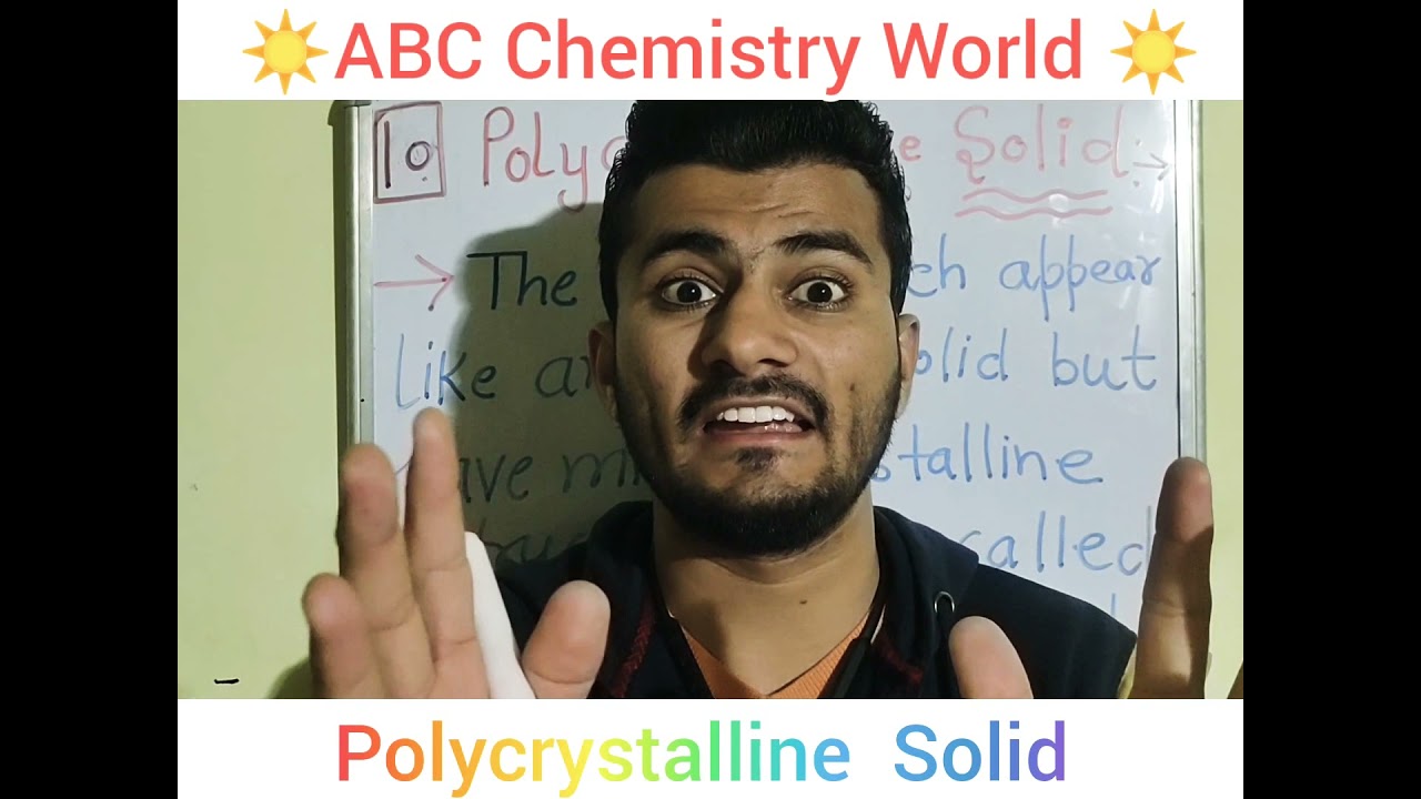 What is Polycrystalline Solid ? ||Crystallite ? Grain ? #solidstatechemistry abcchemistryworldqns10