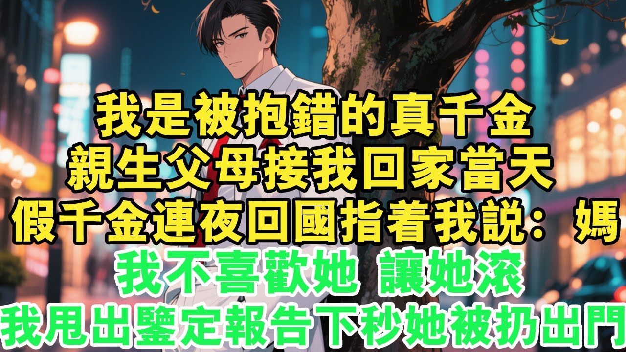 我是被抱錯的真千金，親生父母接我回家當天，假千金連夜回國指著我說：媽，我不喜歡她，讓她滾，我甩出鑒定報告下秒她被扔出門