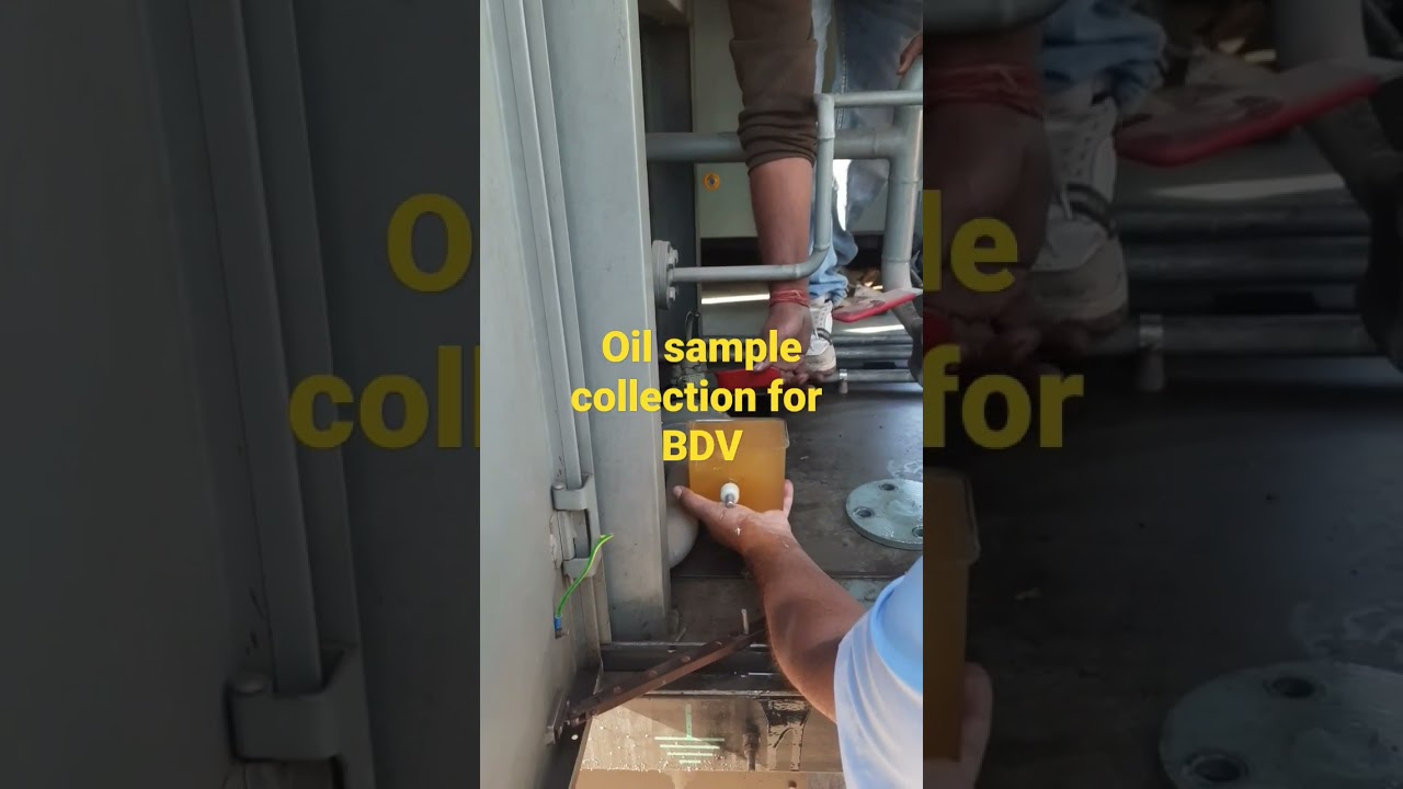 How to collect Oil sample or oil sample collection for BDV testing. 
