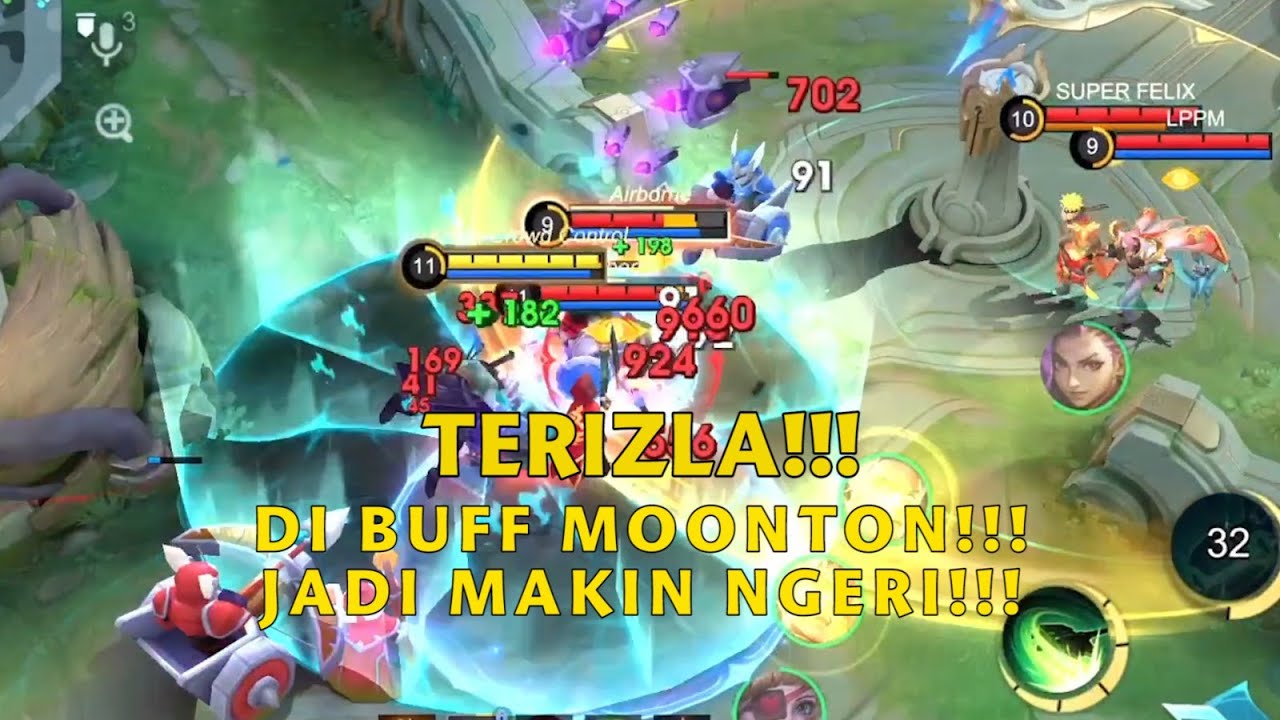 TERIZLA!!! Di BUFF MOONTON!!! Jadi Makin NGERI!!!