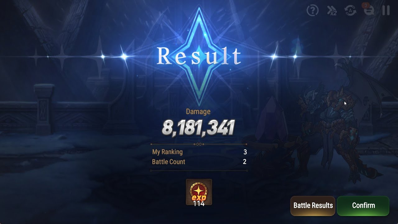 Epic Seven - Ancient Inheritance - Zone 3 - Dark Prongo - 1st Life - Level 10 Light