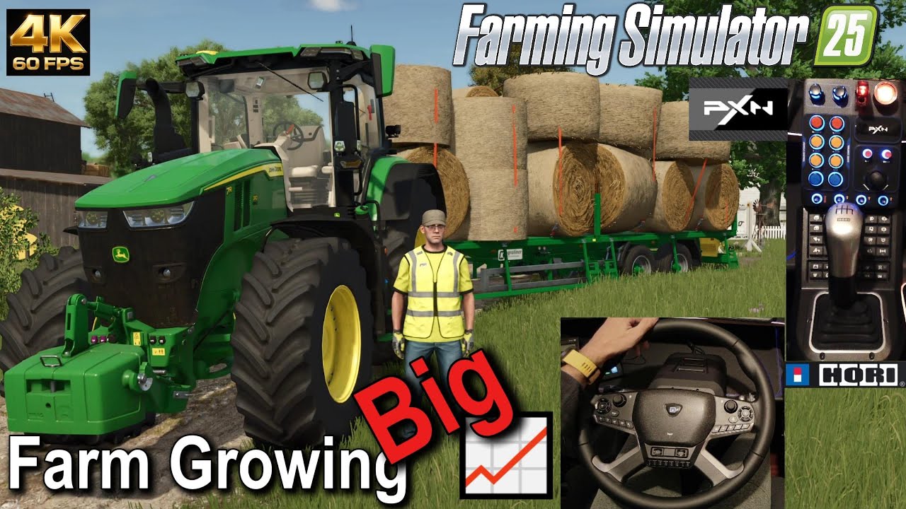FS25 Operating a Button box PXN and HORI Truck CS | Farm Growing Big | Gameplay Farming Simulator 25