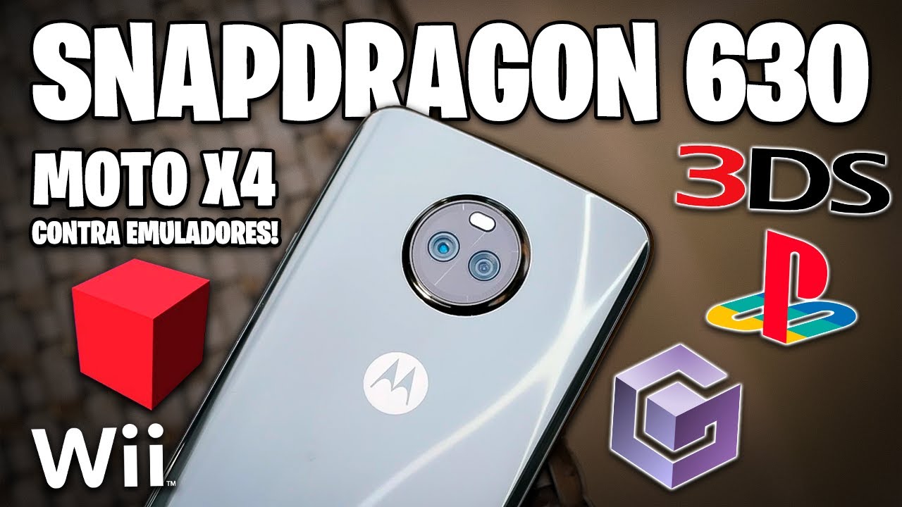 SNAPDRAGON 630 do MOTO X4 contra EMULADORES! | AetherSX2 PS2, Citra 3DS, Dolphin Emulator...