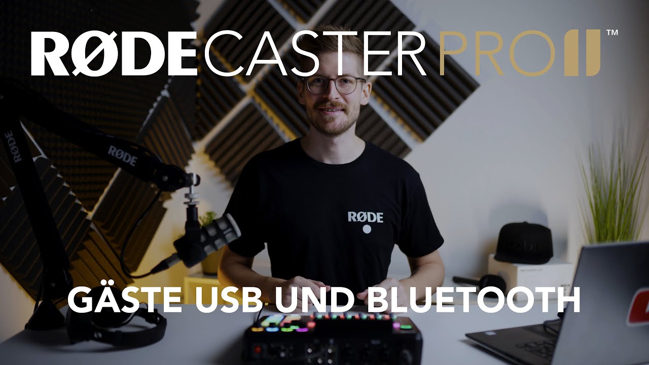 RØDECaster Pro II – Gäste USB, Bluetooth