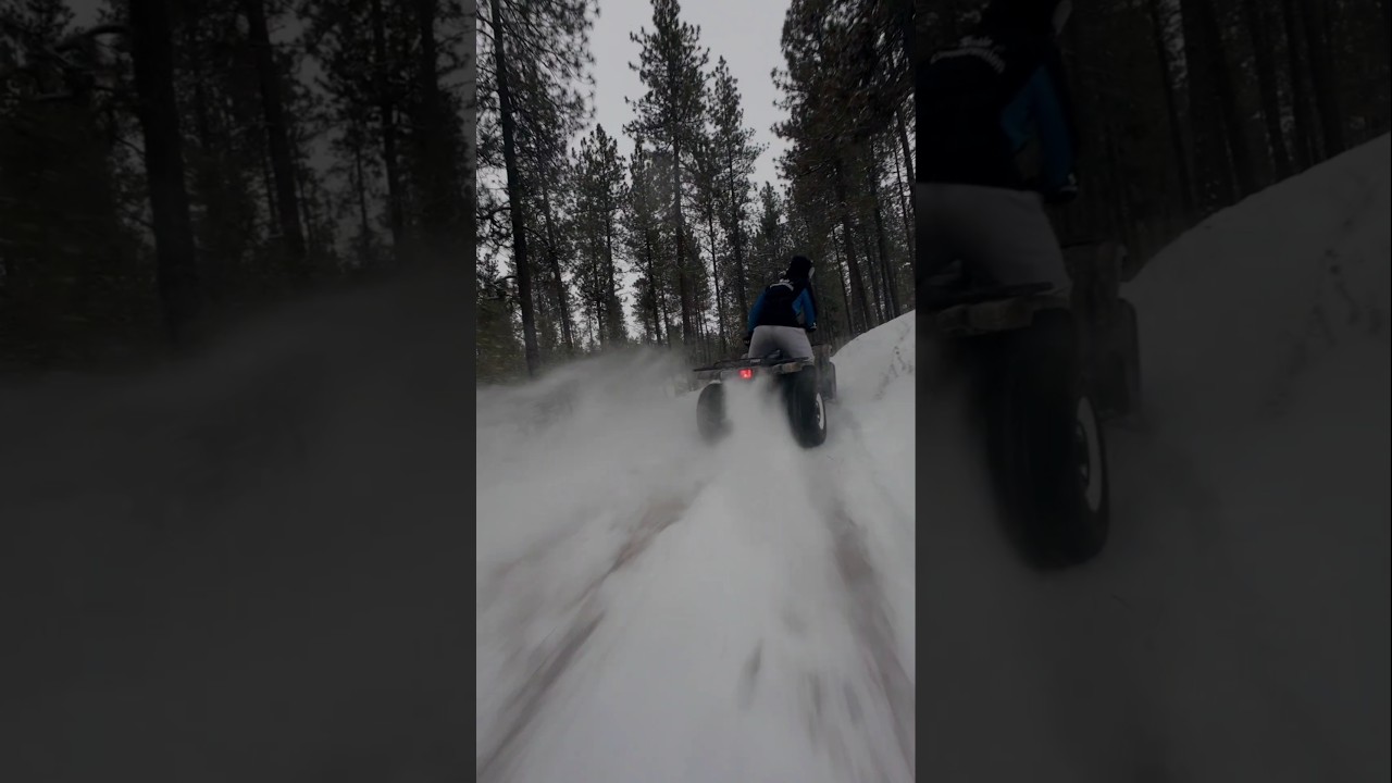 This was a fun one in the snow ❄ #dronevideoproduction #fpvdronecinematic #driftingvideo #droneshot