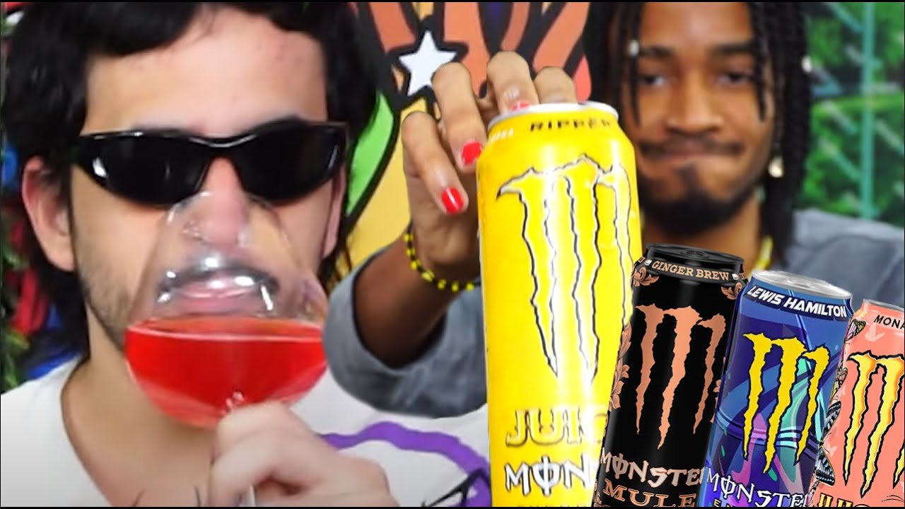 TOMANDO OS MONSTER DA GRINGA HEHE