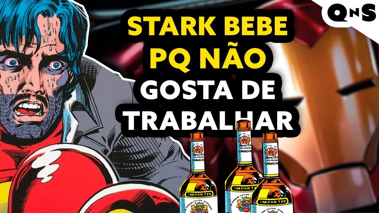 NINGUÉM É DE FERRO! Tony Stark proletário e viciado em bebida