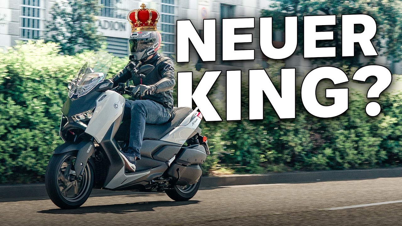 YAMAHA XMAX 300 TECH MAX 2025 ROLLER ERSTE FAHRT!