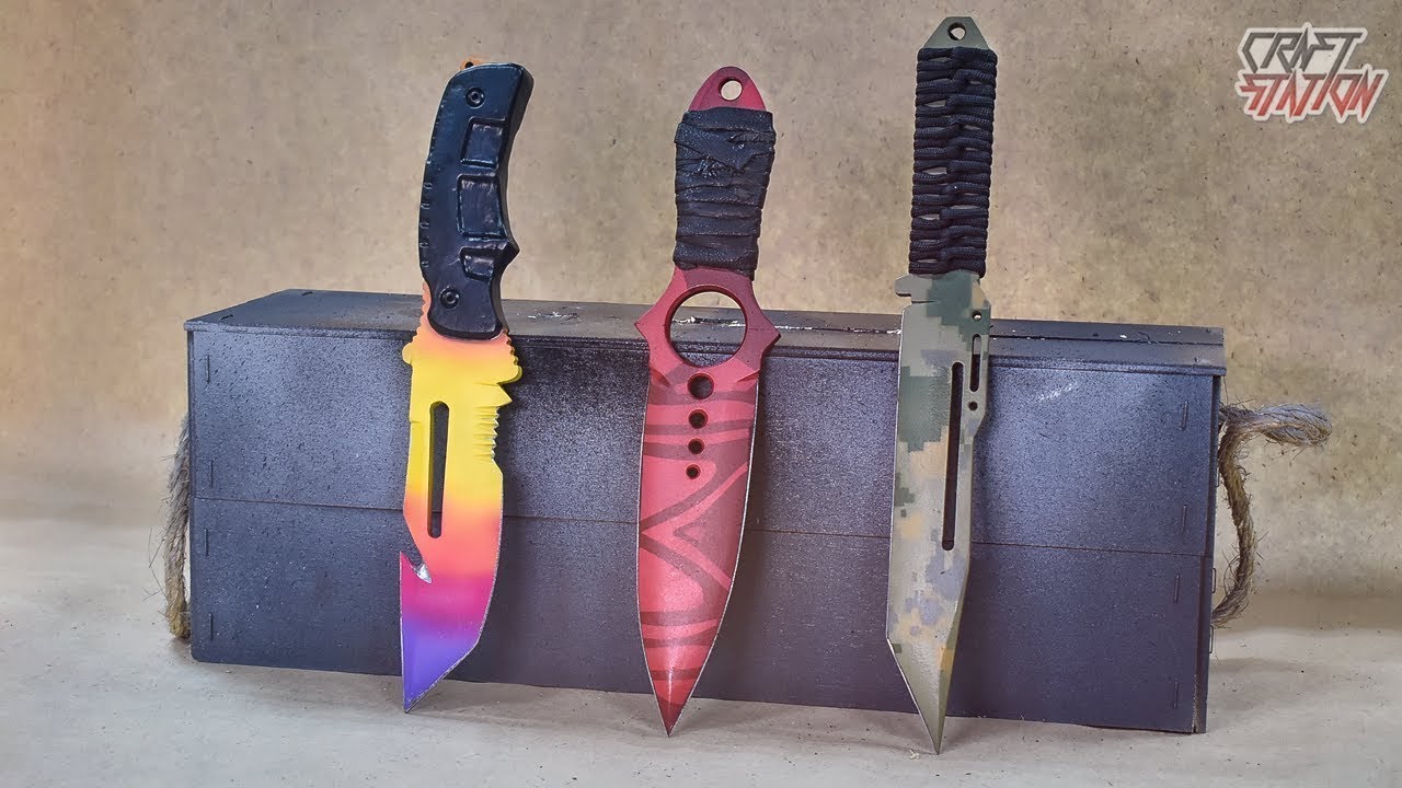 NEW KNIFES FROM CS GO HOW TO MAKE