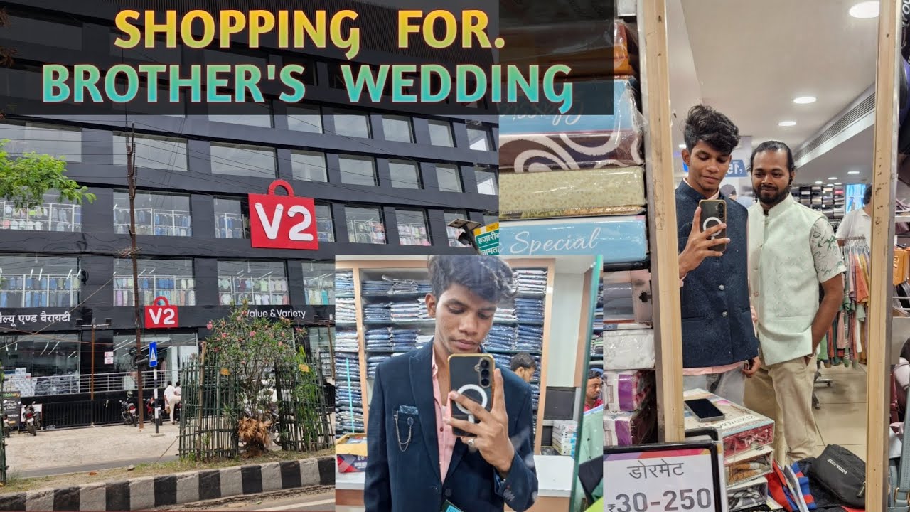 Shopping for Brother's wedding 🛍🛒  || v2 mart city style 😎🙃 || Dhanbad the black diamond 💎 city ||.